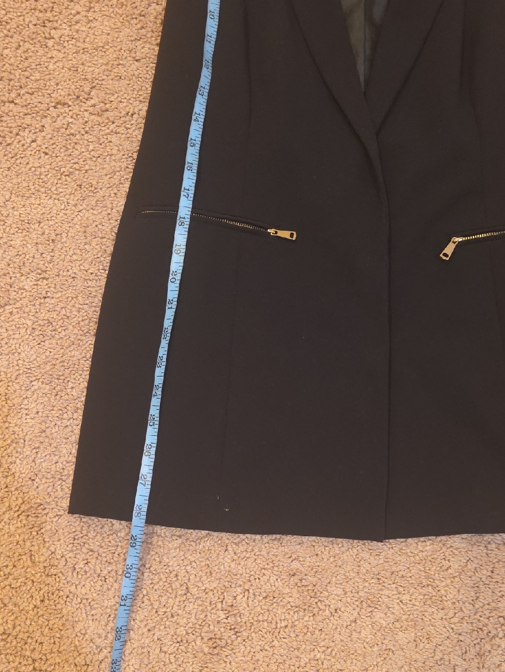 Worthington Black Sleeveless Tailored Vest with Zip Pockets - Picture 13 of 13